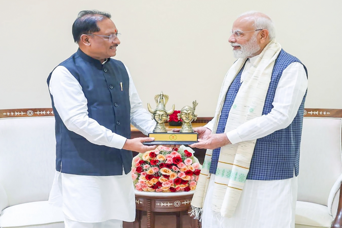 New Delhi: Vishnu Deo Sai meets PM Modi